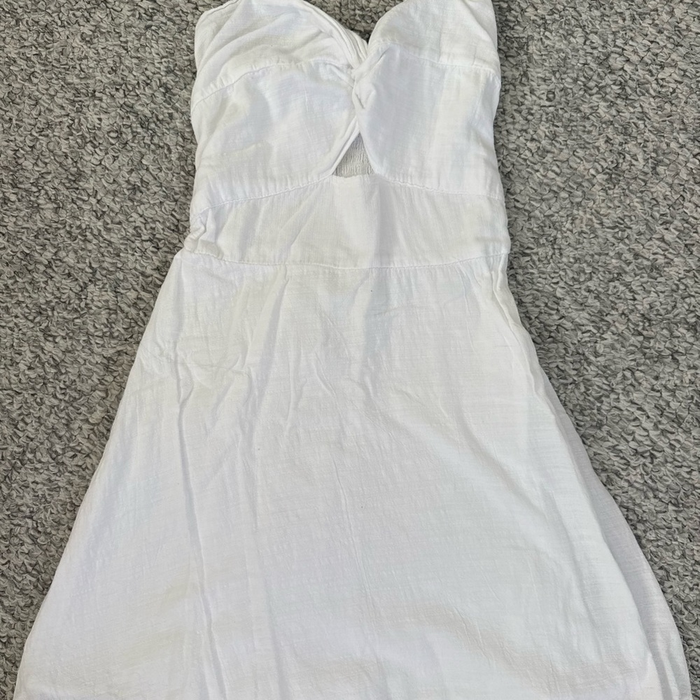 Blanco by Nature White Strapless Dress